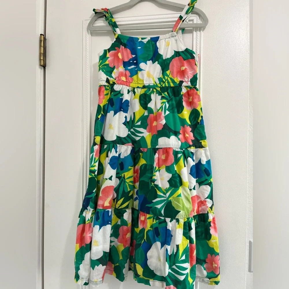 Girls tropical summer dress size 6 - Picture 2 of 4
